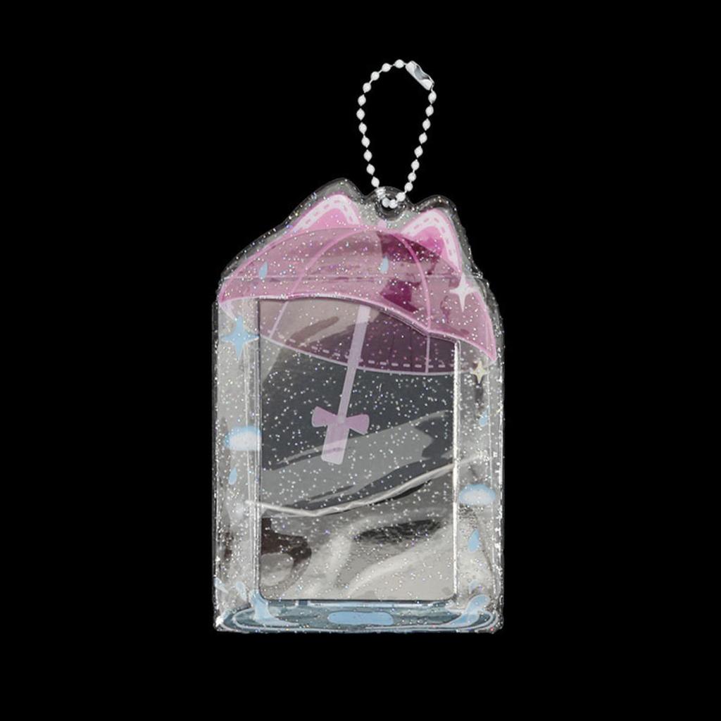 3-дюймовый держатель для фотокарточек с брелоком, рукава для фотокарточек, держатель для ID-бейджа, протектор для карт, мини-альбом