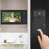 7-дюймовый TFT LCD дверной звонок с дистанционным управлением, паролем, картой, видеодомофоном, водонепроницаемым домофоном