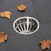 2PCS Round Shape Floor Drain Cover Stainless Steel Ground Drain Strainer Storm Drain Filter  Yard