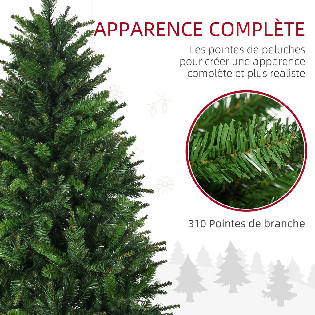 Artificial Christmas Tree with 310 Branches Steel Stand Foldable Steel Base Height 120 cm Green
