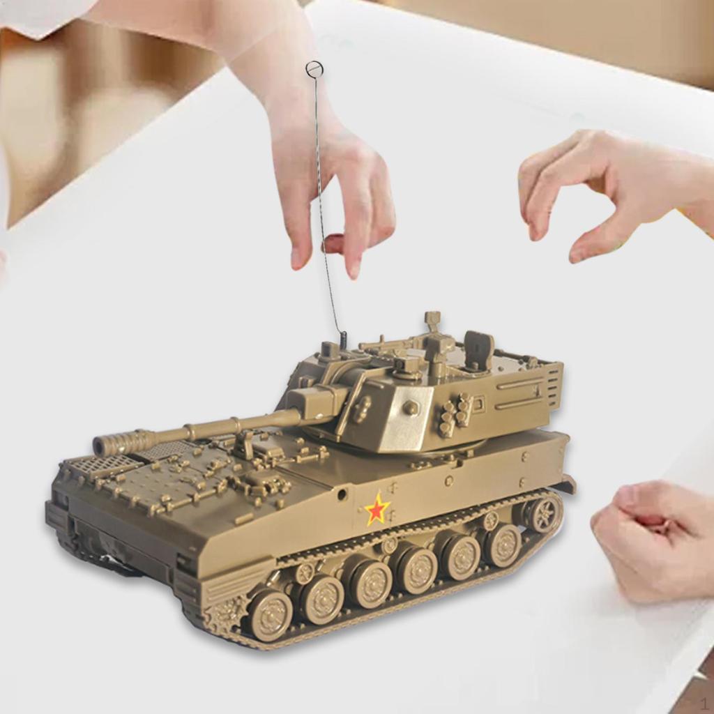 1/72 Модель танка Собери сам 4D для детей и взрослых Имитация Строительные игрушки Коллекционные