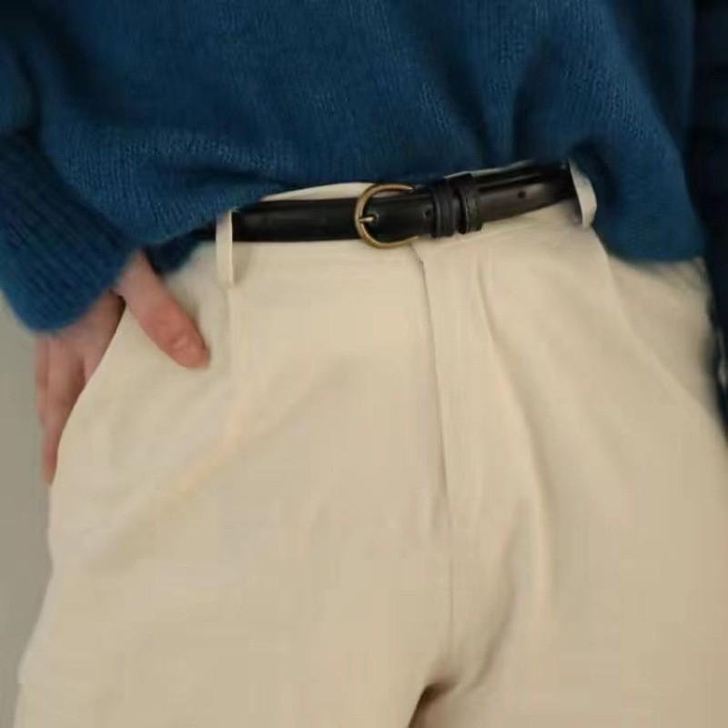 Винтажный пояс в корейском стиле, черный, универсальный, модный, повседневный пояс для унисекс