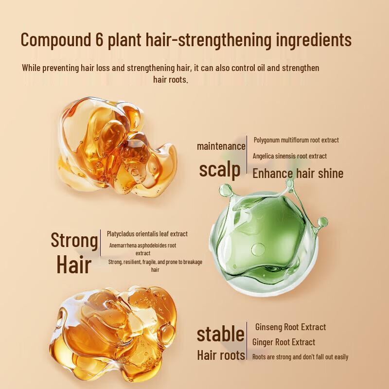 Zuoyanyouse Men's Anti-Hair Loss & Oil Control Shampoo