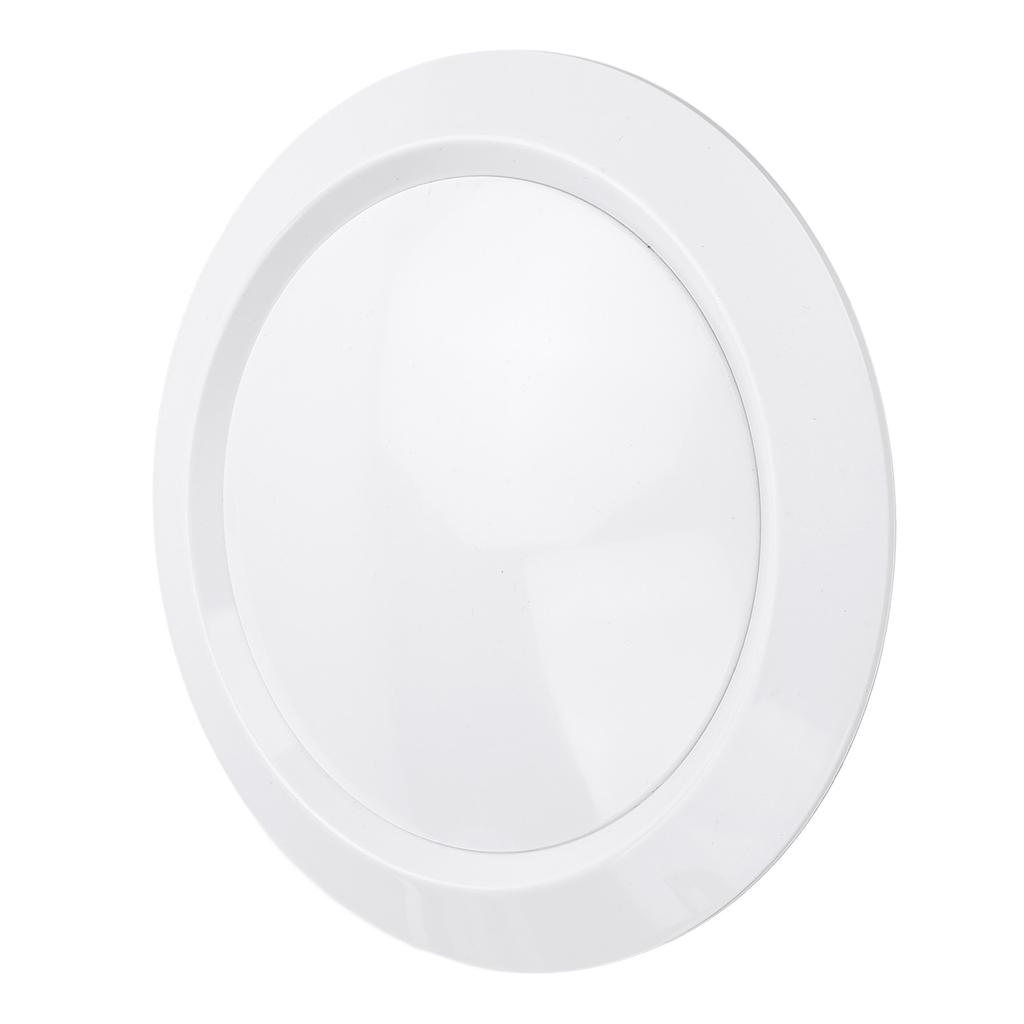 8-дюймовая круглая вентиляционная решетка, белый пластик, регулируемый воздушный поток, настенный/потолочный монтаж, 200 мм вентиляционное отверстие для