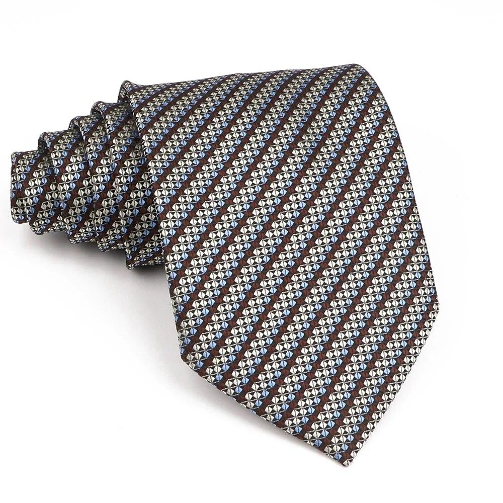 Роскошный мужской галстук шириной 9 см в полоску в горошек, повседневная одежда, свадебная офисная вечеринка