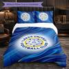 Leeds United Themed Bedding 3Pcs Duvet Cover Set Decorative Bed Linen For Teen Room Home Decoration