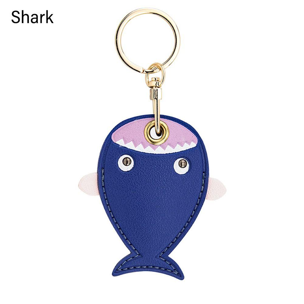 New Leather For Airtag Cartoon With Keychain Badge Card Holders Protective Sleeve Access Control Card Cover