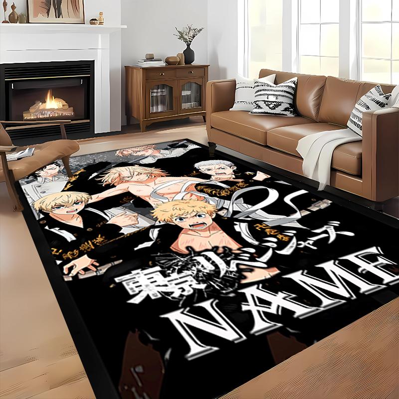 Custom personalization Tokyo Revengers Area Rug - Perfect For Kitchen, Bathroom,Laundry Room Decor Large Size Available,Gift All Seasons