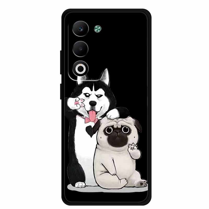 Чехол Для OPPO A5m A5i Pro Чехол Мультяшный Кот Черный Силикон ТПУ Мягкий Чехол На Телефон Для OPPO A5 5G 4G Глобальный Задняя Крышка Чехол Funda