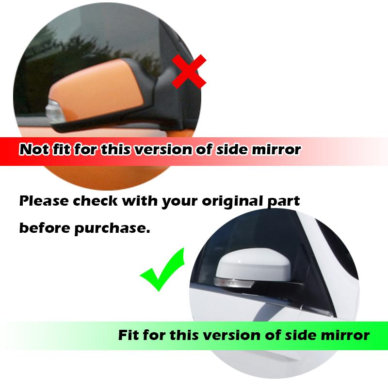 Боковое зеркало заднего вида с подогревом, стекло, противотуманные зеркальные линзы, подходят для автомобиля Ford Focus MK3 3,5 2008-2018 хэтчбек Mondeo MK4