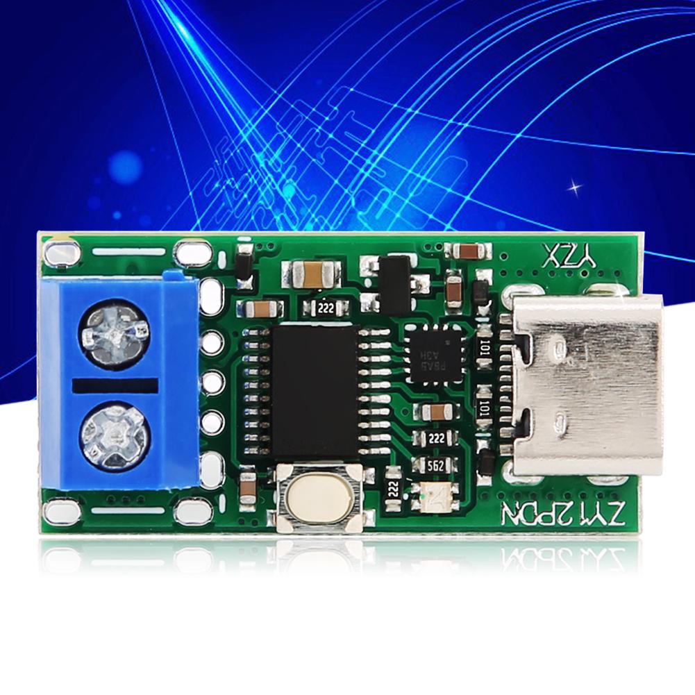 ZY12PDN Fast Trigger Polling Detector USB‑C PD2.0 3.0 Power Board Module with Screw Terminal