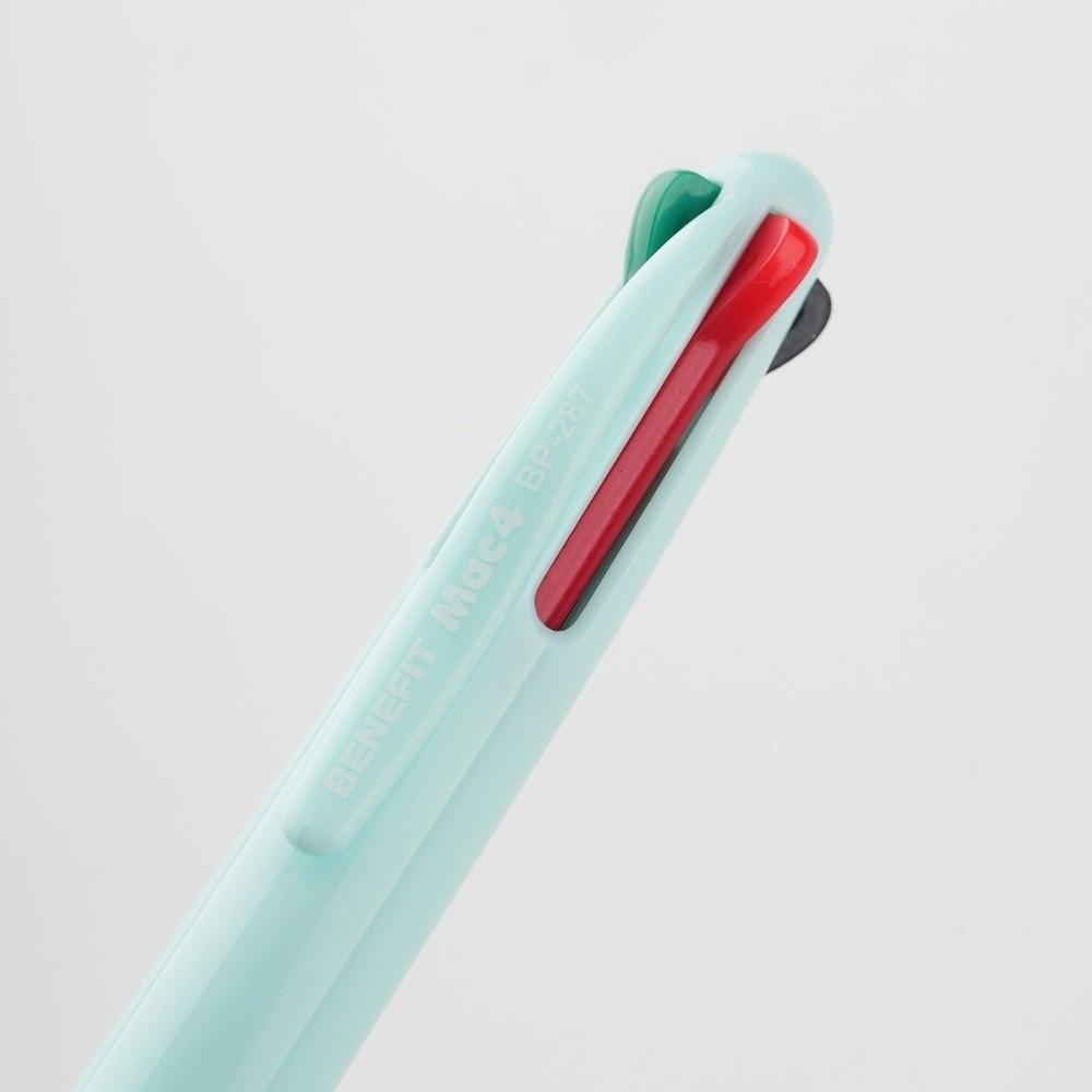 0.7mm Tip 4 Color Pen Press Using Writing Pen Multicolor Ballpoint Pen School Office