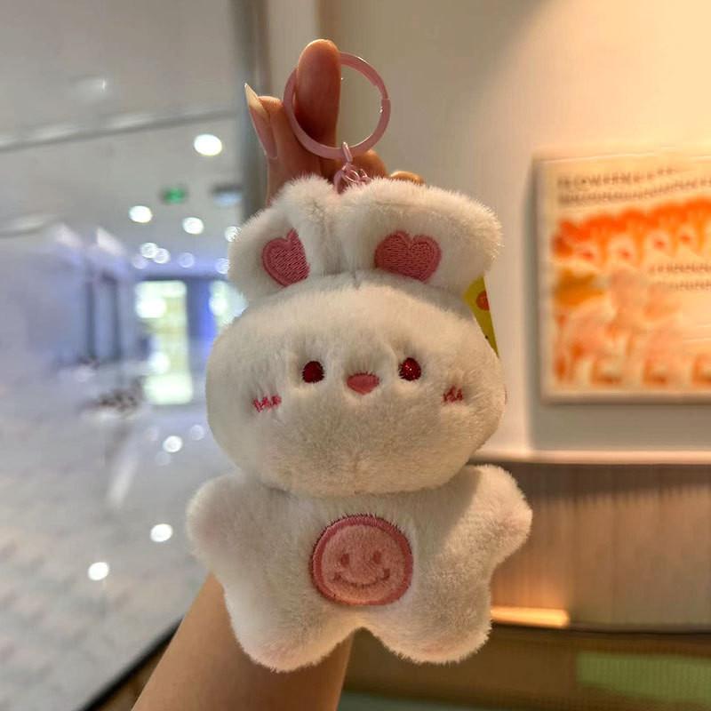 Милый плюшевый брелок в виде лягушки, утки, кролика, панды и медведя для подарка и декора