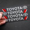 Защитная наклейка на ручку двери автомобиля Стиль с логотипом Для C-hr Rav4 Yaris Hilux Prius Наклейка на ручку IL7