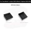 For Tesla Model Y Juniper 2025 Silicone Dashboard Storage Tray Model 3 Highland Tissue Box Center Console Screen Rear Organizer
