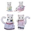 Sylvanian Families Dolls Leopard ST Mark Ages 3 and Toy Sylvanian Epoch [Snow Family] FS-55 Certified, Up, Dollhouse, Families,