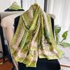 180*90cm Muffler Fashion Luxury Brand Scarf Women New Style Fashion Color Matching Print Silk Lady Popular Headcloth Beach Shawl