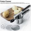 Кухонная съемная ручная прижимная машина для картофеля из нержавеющей стали, измельчитель для еды, измельчитель