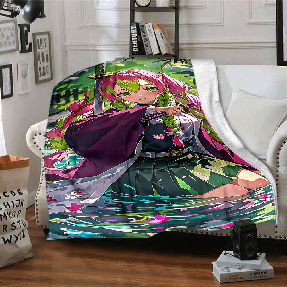 1Pc Moon Warrior Blanket For Couch Bed Plush Cozy Fuzzy Blanket Super Soft Warm Blankets For Fall And Winter 0918304