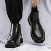 Ботинки «Челси» Мужские высокие туфли Хлопковая обувь Рабочая одежда Английские зимние сапоги