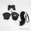 Набор: Маска Лисы с Хвостом, Перчатки-Лапы Костюм на Хэллоуин Косплей Аксессуар для Взрослой Вечеринки