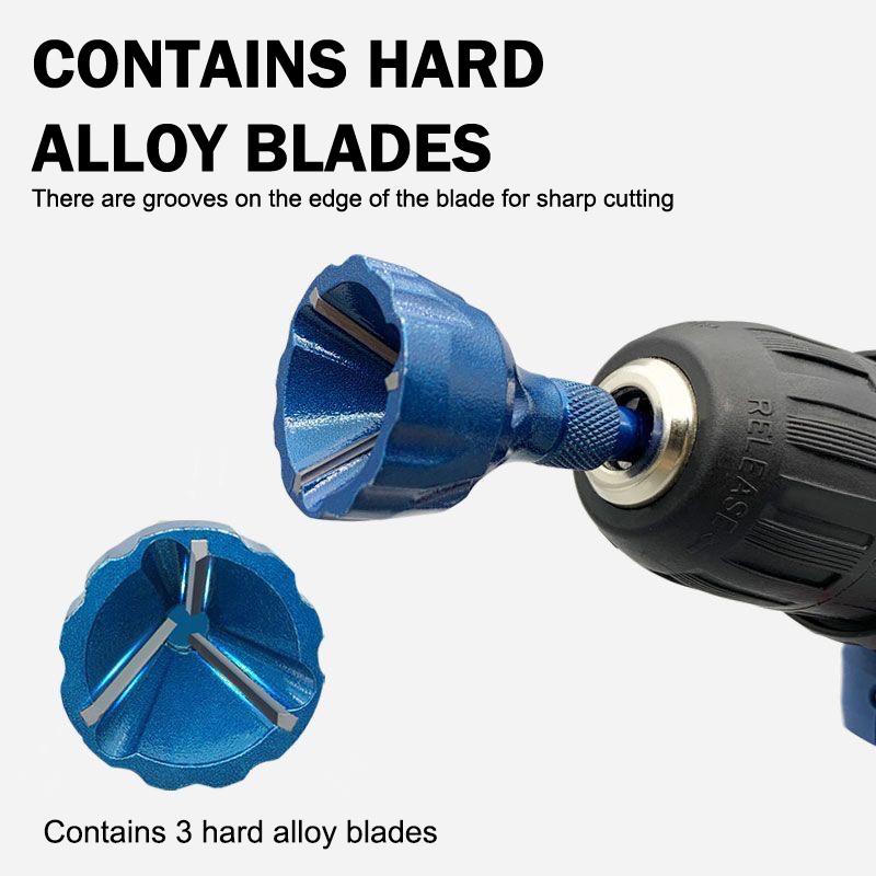 Инструмент для снятия заусенцев с внешней фаски Сверло Инструмент для удаления заусенцев с металла Инструмент для снятия заусенцев с винта Стержень для болта Инструменты для снятия заусенцев Ремонт винтов