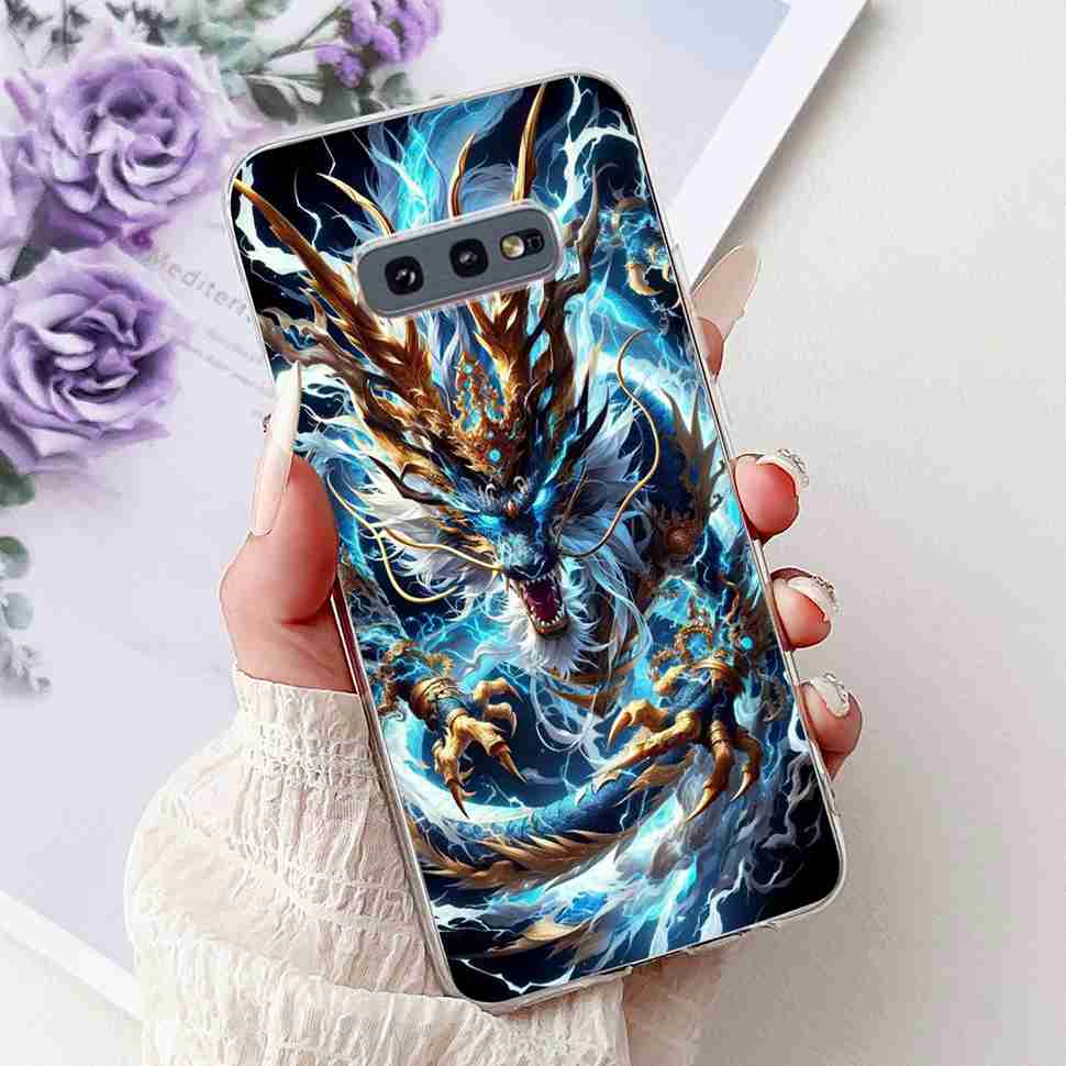 Чехол для Samsung Galaxy S10e SM-G970 Модный Бант Цветок Мягкий Силикон ТПУ Чехол-бампер Для Samsung S10e S10E SM-G970F 5.8" Корпус Телефона