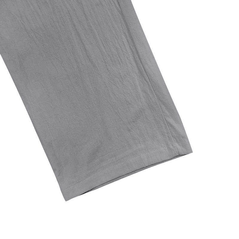 Новые мужские брюки Four Seasons из льна, дышащие, в стиле пэчворк, свободные, широкие, повседневные, спортивные брюки для мужчин