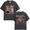 Хилари Дафф The Lucky Me Tour 2026 Графическая Футболка Унисекс Женская Харадзюку Ретро Оверсайз Хлопковая Футболка Эстетичная Одежда Футболки