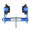 Manual Trolley, 1100 lbs/0.5 Ton Load Capacity Push Beam Trolley with Dual Wheels, Adjustable for I-Beam Flange Width 63.5-139.7 mm, Heavy Duty Alloy
