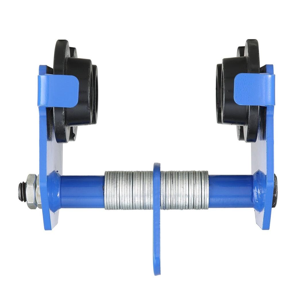 Manual Trolley, 1100 lbs/0.5 Ton Load Capacity Push Beam Trolley with Dual Wheels, Adjustable for I-Beam Flange Width 63.5-139.7 mm, Heavy Duty Alloy