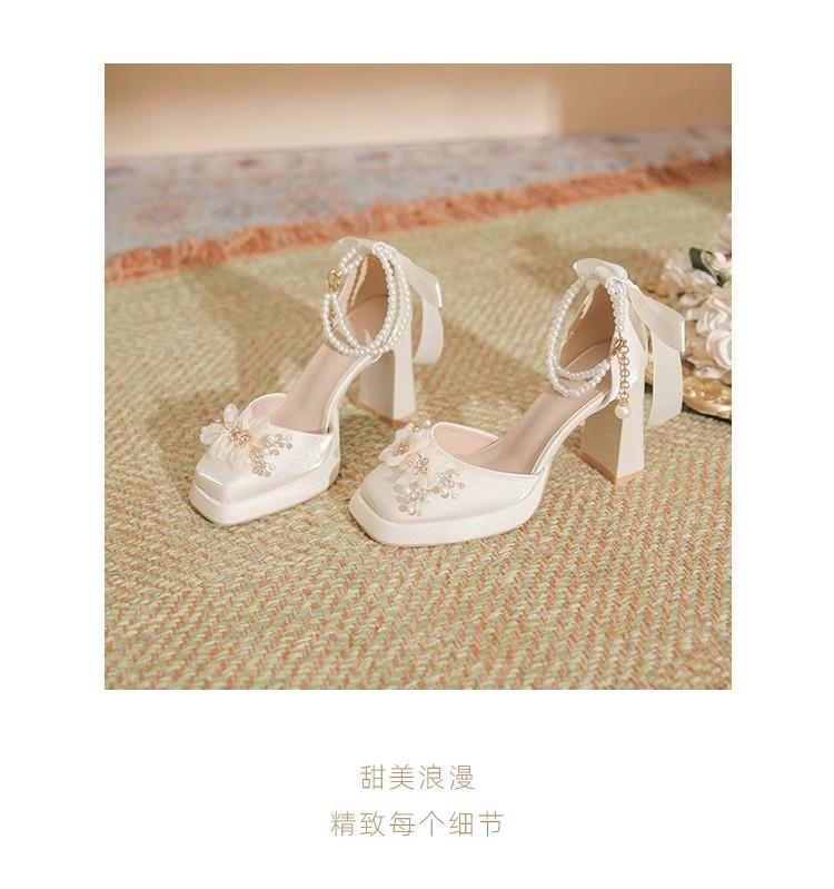 Модные Девочки Высокие Каблуки Детские Принцесса Сандалии Дамская Платформа Бант Кружево Мэри Джейн Лолита Туфли Женские Вечерние Высокие Каблуки Женские Туфли-Лодочки