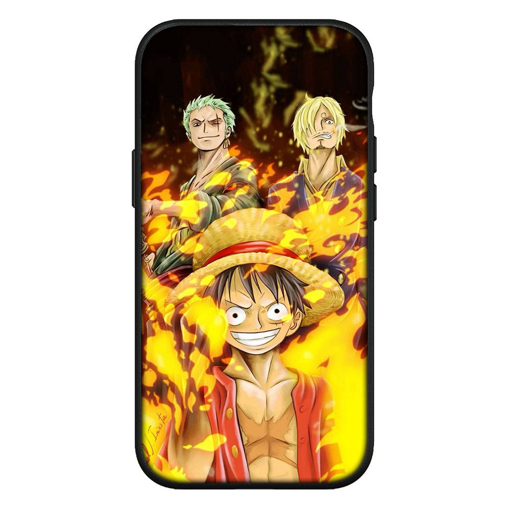 Чехол для iPhone 16 15 Xiaomi Redmi Note 14 13 12 11 Pro Max X 16e Samsung Galaxy S25 S24 S23 Moto OPPO Huawei One Piece Roronoa Zoro Luffy Чехол для телефона
