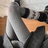 Y2K Стиль Однотонные Сетчатые Колготки Женские С Высокой Посадкой Эластичные Облегающие Теплые Колготки Весна Осень Уличная Одежда Колготки Чулок 2026