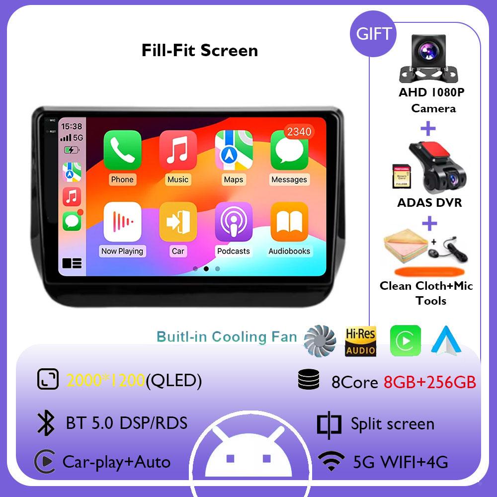 Автомобильное радио Android 14 Мультимедиа Навигация Беспроводной Carplay Авто Стерео Экран Для Hyundai H1 2 Grand Starex TQ 2017 - 2022