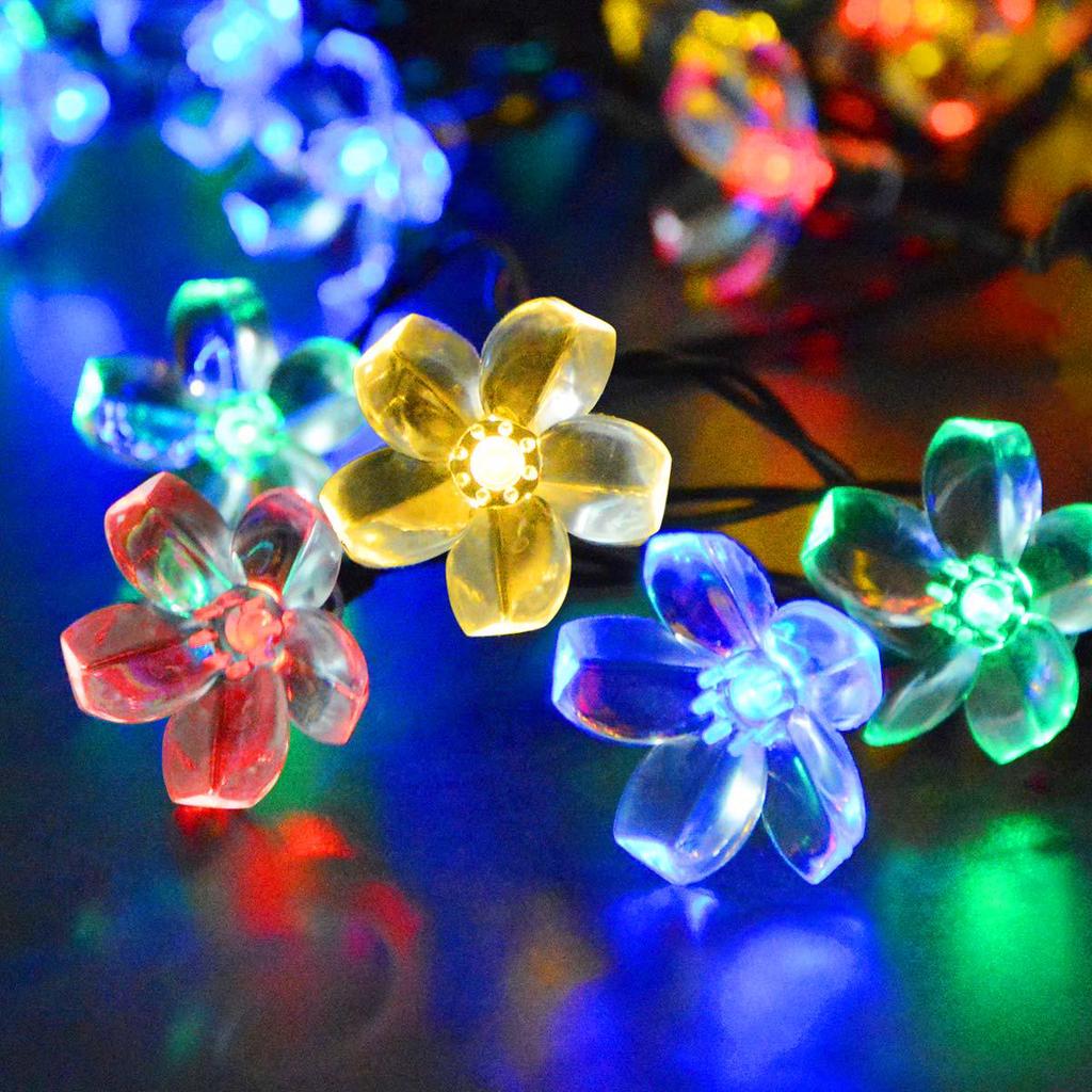 LED Solar String Lights For Wedding Christmas Party Patio Lawn Garden Decoration Lamp Waterproof Landscape Decoration Lighting