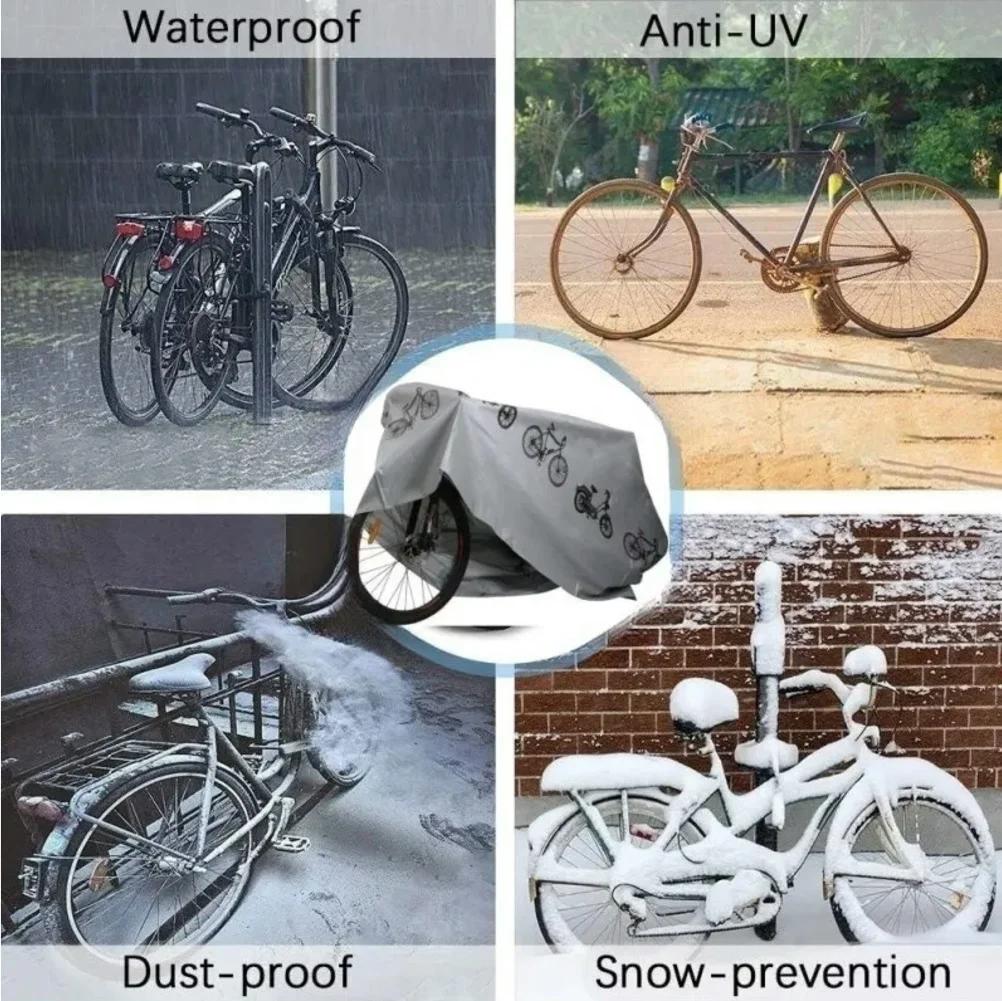 Водонепроницаемый защитный чехол для велосипеда, защита от УФ-лучей, пыленепроницаемый чехол для велосипеда, устойчивый к разрывам, портативные принадлежности для горного и шоссейного велосипеда