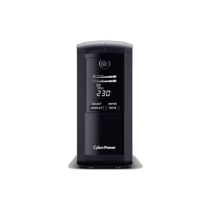 Alimentation d'énergie Non interruptible CyberPower VP1000ELCD - 1000 VA 550 W - Interactivité de Ligne