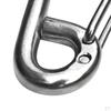 304 Stainless Steel Spring Snap Link Hook Clip Carabiner Keychain Keyring For Camping, Fishing,