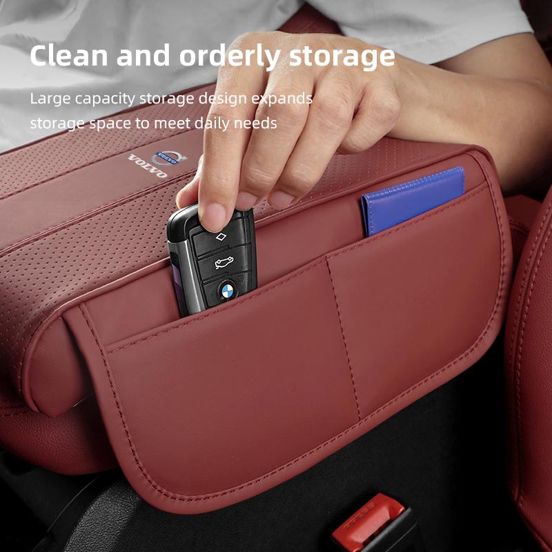 Car Armrest Heightened Pad Memory Cotton Storage Cushion For Volvo Xc60 Xc90 V40 V60 S60 V50 V90 S80 C40 XC40 V70 XC70 C30 C70 SA2