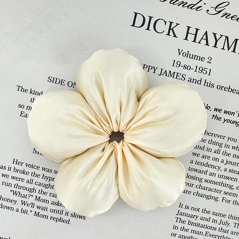 Преувеличенные большие цветочные резинки для волос головной убор для женщин и девочек модная эластичная повязка для волос милые универсальные аксессуары для волос подарки