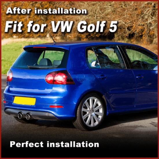 2 шт. Красные отражатели заднего бампера Накладка Подходит для VW Golf 5 MK5 R32 2006-2009