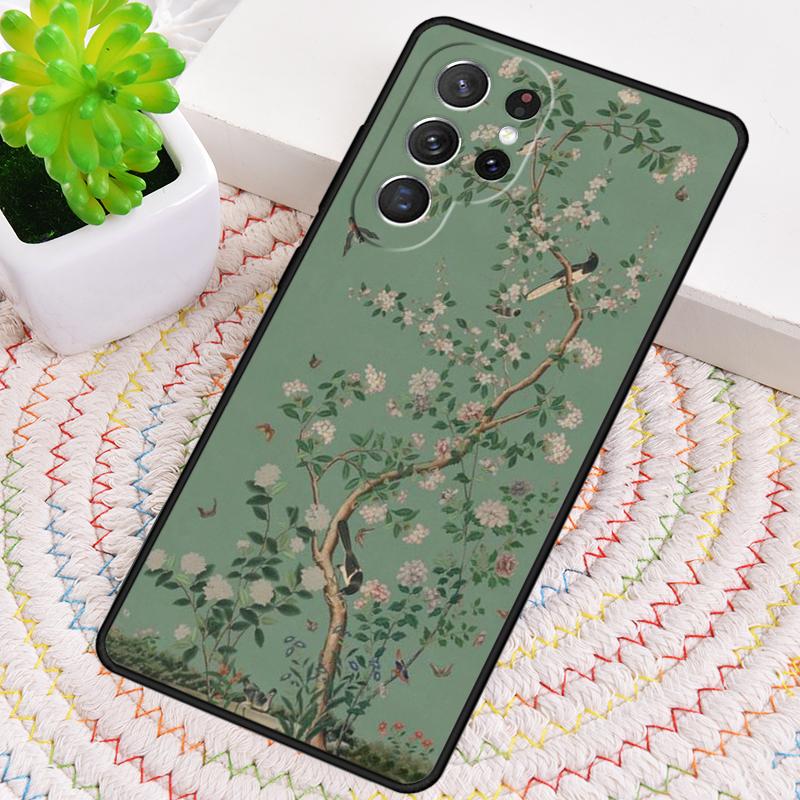Тропические цветы TPU Чехол для телефона для Samsung Galaxy note 10 pro S26 S25 S24 S23 S22 Ultra Plus S21 FE S20 Ударопрочный чехол