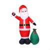 Рождественский надувной Санта взрывает украшения для двора, праздничный реквизит для фотосъемки 3,6 м/142 дюйма для