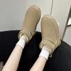 Short Plush Thickened Winter Women's Boots Newest Design Furry Furry Women Shoes Non-slip Thick Bottom Ladies Cotton Shoes