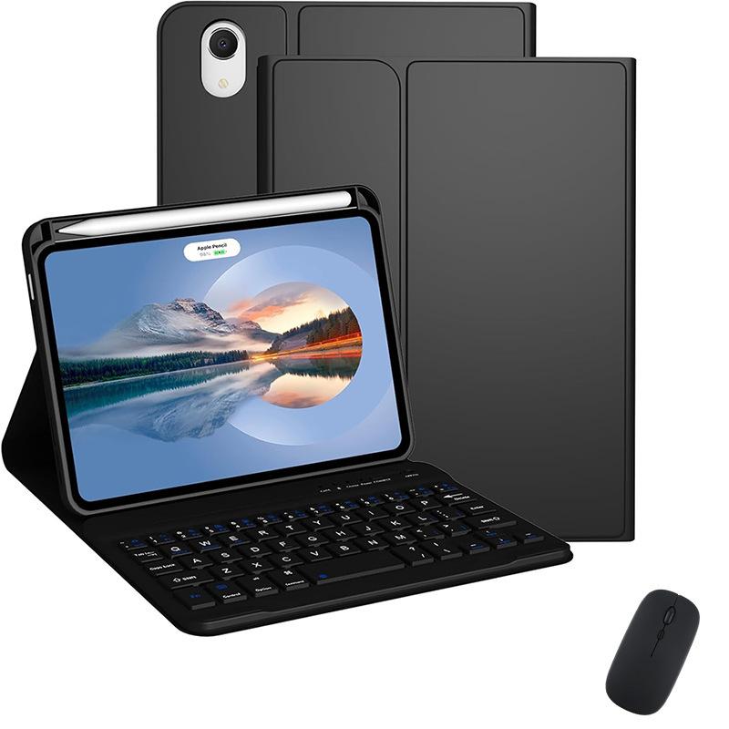 Wireless keyboard case for iPad mini 7th generation (A17 Pro) 2024 8.3-inch, with Mouse