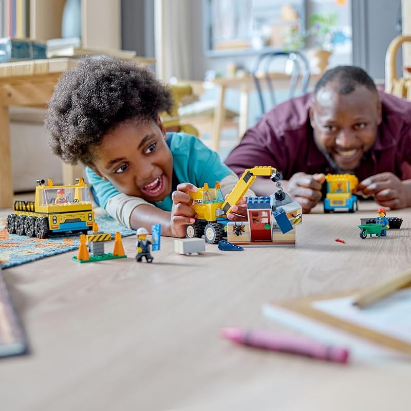 Lego city Грузовик и кран из железа, игрушки, игрушка, подарок на день рождения, блок, образование, Рождество, мальчик, девочка, ребенок 4 года, 5 лет, 6 лет