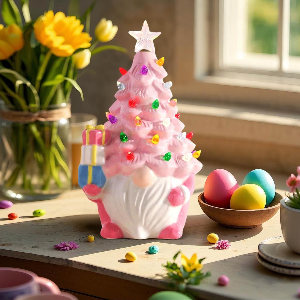 Dwarf Tree Festival Decoration Suitable For Indoor Spring Desktop Decoration Resin Crafts