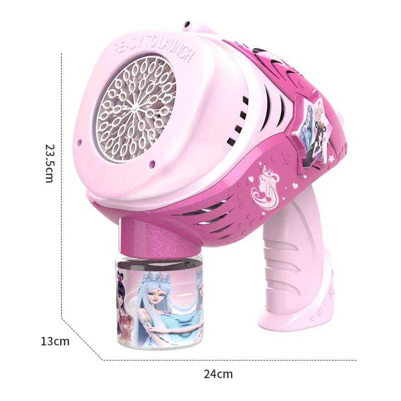 Ye Luoli Automatic Handheld Bubble Internet Celebrity Charging Bubble Machine Summer Glow Blowing Bubble Play