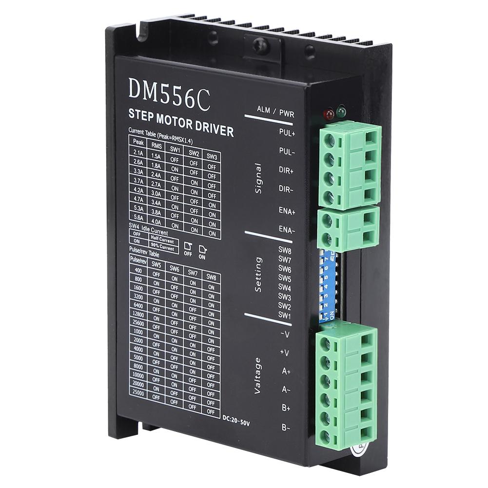 DM556C Драйвер шагового двигателя с металлическим корпусом DM542 Импульсная замена 5/24 Универсальный